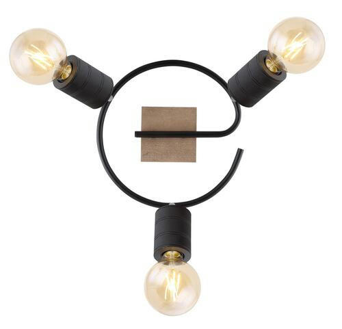STRAHLER Josella 29/18 cm   - Dunkelbraun/Schwarz, Design, Holz/Metall (29/18cm) - Globo