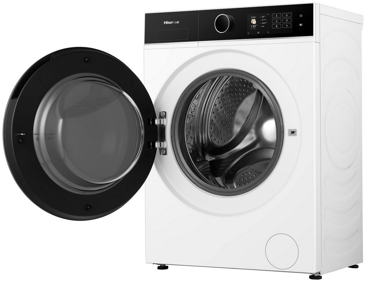 WASCHTROCKNER WD5I8043BWF  - Schwarz/Weiß, Basics, Glas/Kunststoff (59,5/84,5/47cm) - Hisense