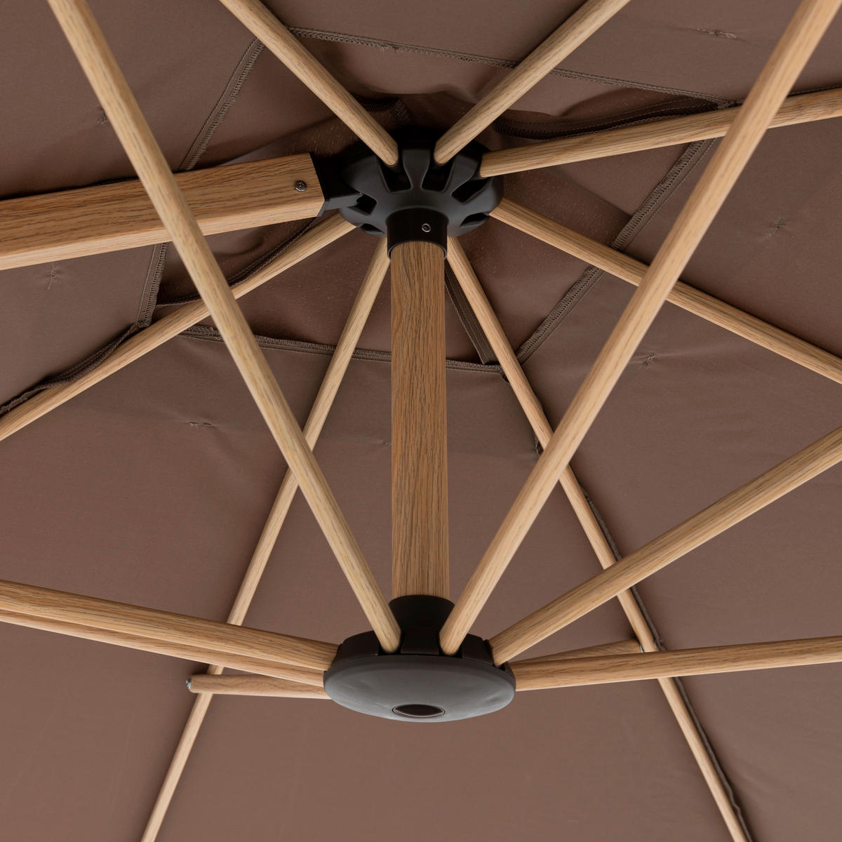 AMPELSCHIRM  300/220 cm  - Greige/Eschefarben, Basics, Textil/Metall (300/220cm) - Doppler