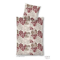 ÁGYNEMŰHUZAT-GARNITÚRA 140/200 cm  - bordó, Konventionell, textil (140/200cm) - Novel