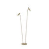 LED-STEHLEUCHTE 95,8/137 cm    - Sandfarben/Weiß, Basics, Kunststoff/Metall (95,8/137cm) - Hell