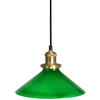 HÄNGELEUCHTE August 24,5/16/24,5 cm   - Grün, KONVENTIONELL, Glas (24,5/16/24,5cm) - PR Home