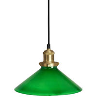 HÄNGELEUCHTE August 24,5/16/24,5 cm   - Grün, KONVENTIONELL, Glas (24,5/16/24,5cm) - PR Home