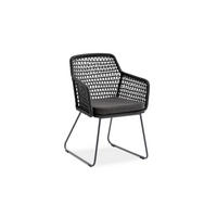 GARTENSESSEL Metall, Textil Anthrazit, Grau  - Anthrazit/Grau, Design, Textil/Metall (60/86/63cm)