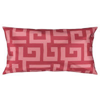 KISSENHÜLLEN-SET Mila 40/80 cm  - Rosa, Basics, Textil (40/80cm) - Bio:Vio
