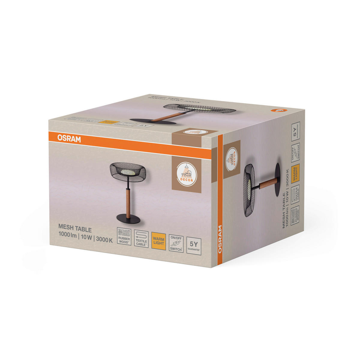 LED-TISCHLEUCHTE 30/40,3 cm   - Schwarz, Basics, Holz/Kunststoff (30/40,3cm) - Osram