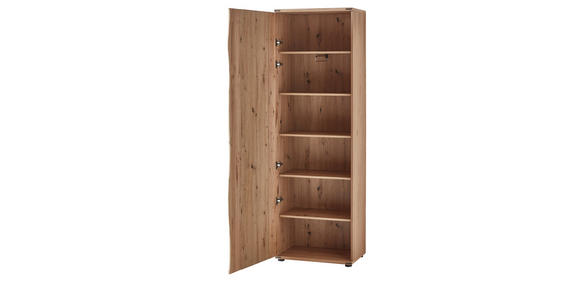 GARDEROBE 265/205/41 cm  - Eichefarben, Natur, Holz/Textil (265/205/41cm) - Linea Natura