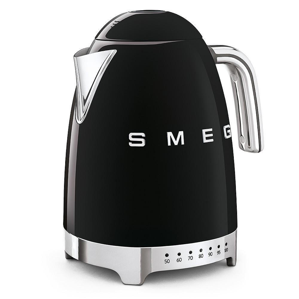 WASSERKOCHER 50´s Style 1,7 L  - Schwarz, Basics, Metall (22,3/28/17,1cm) - SMEG