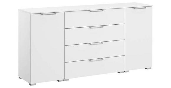 SIDEBOARD 160/81/42 cm  - Silberfarben/Alufarben, Design, Holzwerkstoff/Kunststoff (160/81/42cm) - Novel