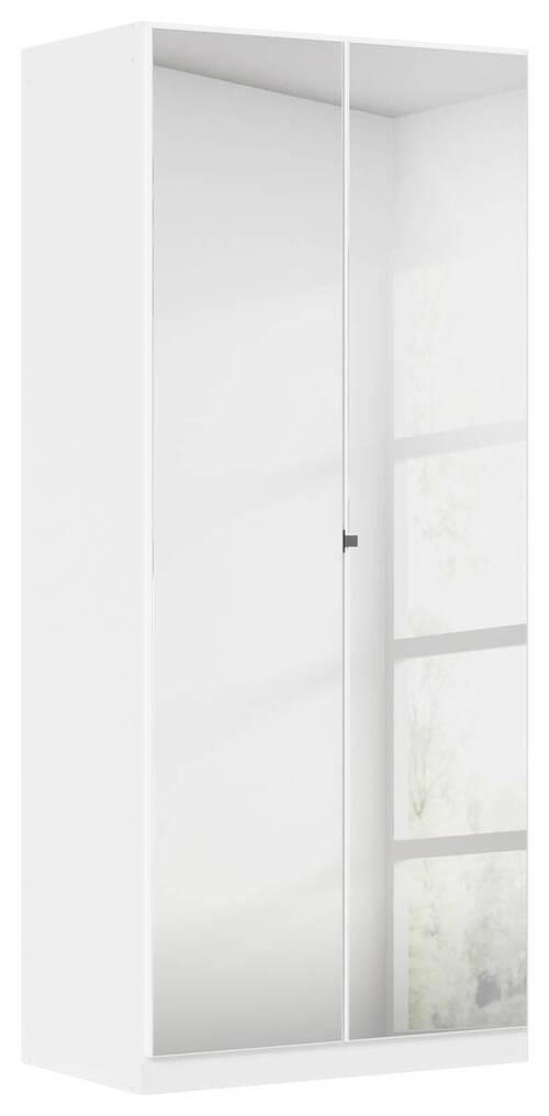 Dulap Cu Uși Rotative, 91/210/54 cm, argintiu, alb