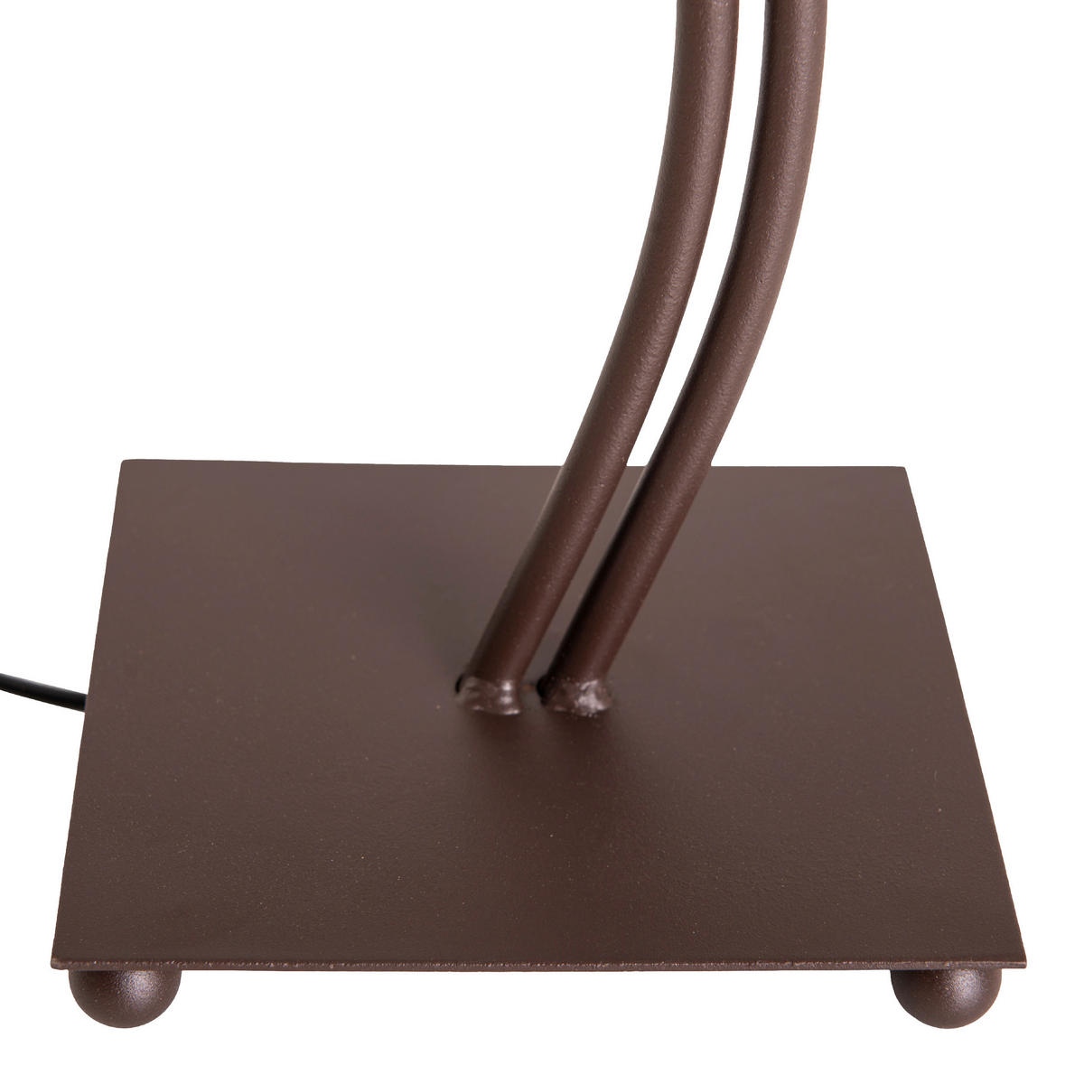 TISCHLEUCHTE 38/65 cm  - Braun, LIFESTYLE, Textil/Metall (38/65cm) - Näve