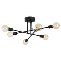 HÄNGELEUCHTE 64/30 cm   - Schwarz, Design, Metall (64/30cm) - P & B