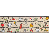 BEHÚŇ, 60/180 cm, viacfarebná - viacfarebná, Trend, textil/plast (60/180cm) - wash+dry