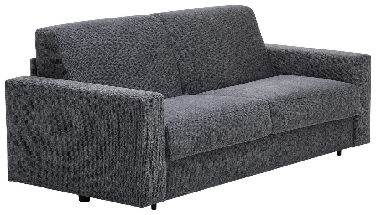 SCHLAFSOFA in Textil Schwarz  - Schwarz, Konventionell, Kunststoff/Textil (198/84/96cm) - Carryhome