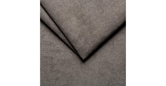 ECKSOFA Taupe Chenille Rückenkissen, Bettkasten, Schlaffunktion, Rücken echt, Armteilverstellung, Liegefläche im Originalstoff  - Taupe/Silberfarben, KONVENTIONELL, Holz/Textil (187/293cm) - Carryhome