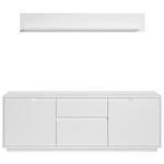 TV-ELEMENT Weiß  169/180/38 cm  - Weiß, MODERN, Holzwerkstoff (169/180/38cm) - Carryhome