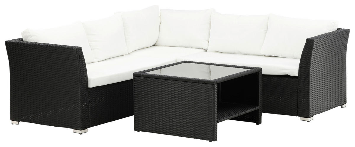 LOUNGEGRUPP  - svart, Klassisk, plast - Gardenson