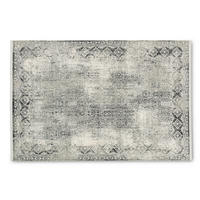 WEBTEPPICH 140/200 cm Positano Creme, Grau, Hellgrau, Dunkelgrau  - Dunkelgrau/Creme, KONVENTIONELL, Textil (140/200cm) - Novel