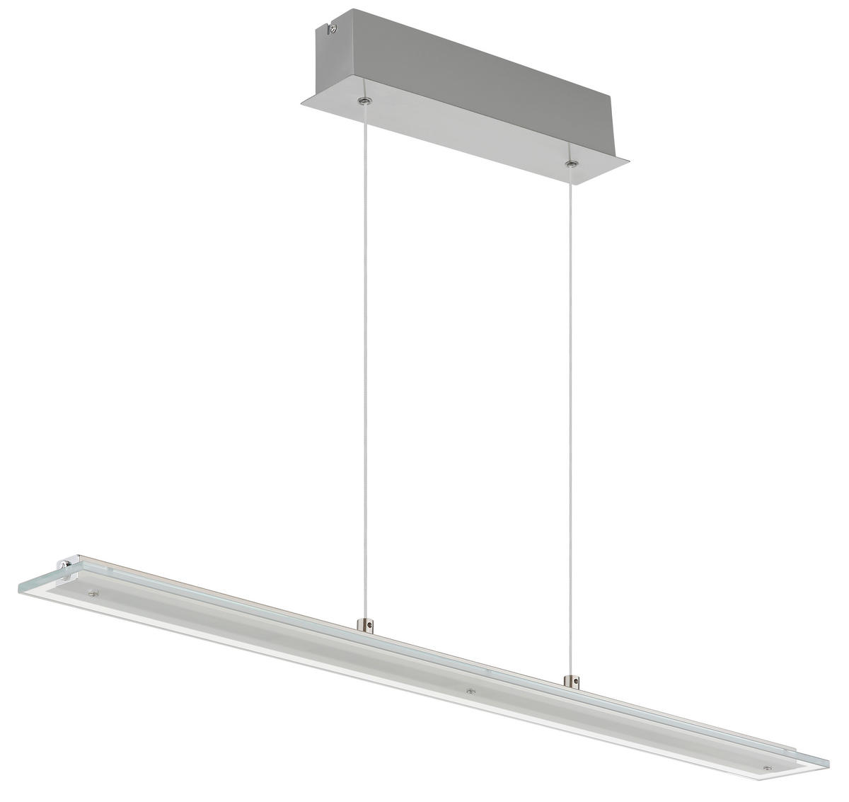 LED-HÄNGELEUCHTE 88/9/150 cm  - Klar/Transparent, Design, Glas/Kunststoff (88/9/150cm) - Globo