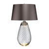 TISCHLEUCHTE - Klar/Braun, Konventionell (46/74cm) - Elstead Lighting