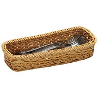 KOŠARICA ZA PRIBOR   28/11,5/5,5 cm                  - naravne barve, Basics, umetna masa (28/11,5/5,5cm) - Kesper