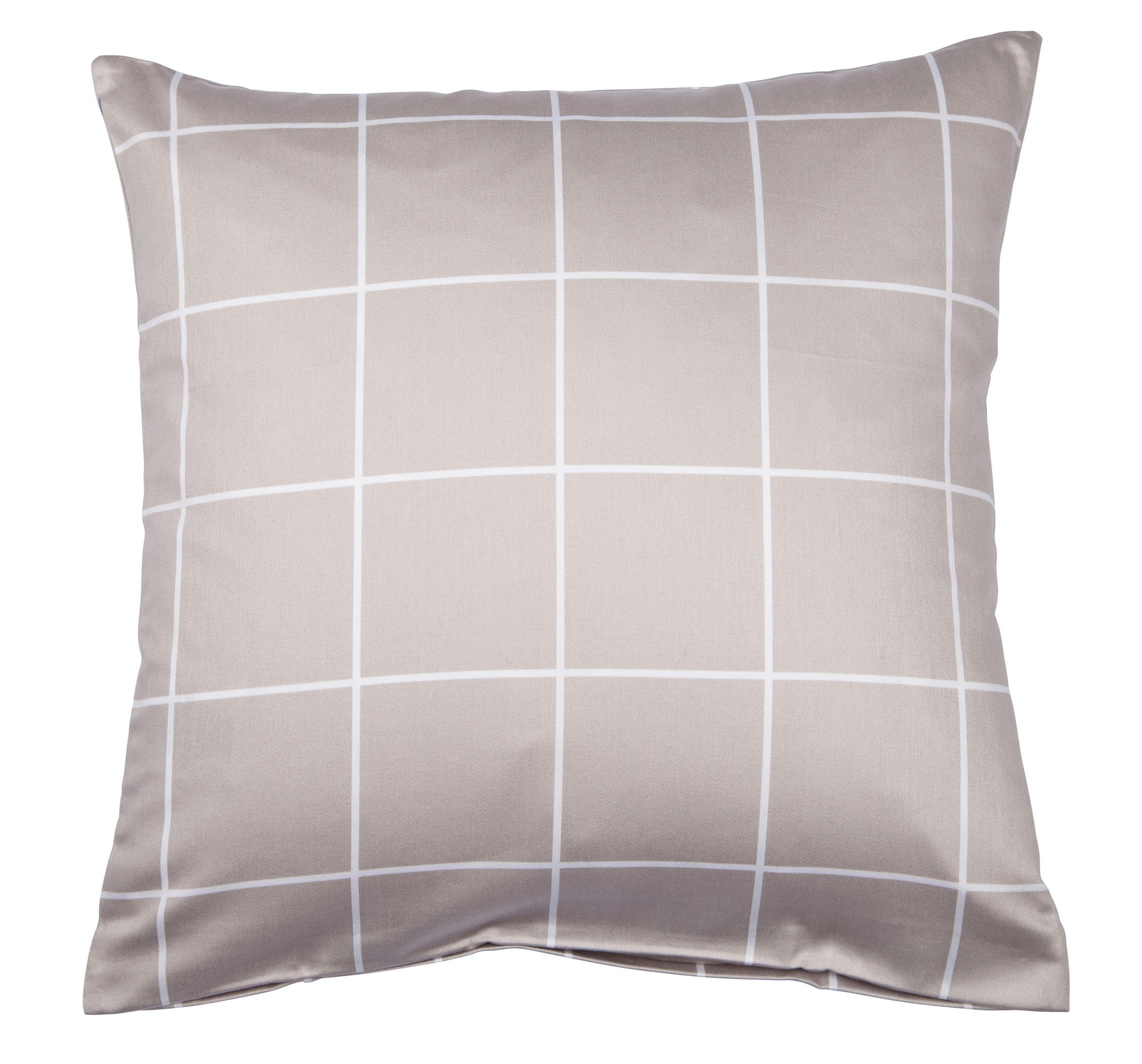 KISSENHÜLLE Giulietta 80/80 cm  - Weiß/Naturfarben, KONVENTIONELL, Textil (80/80cm) - Janine