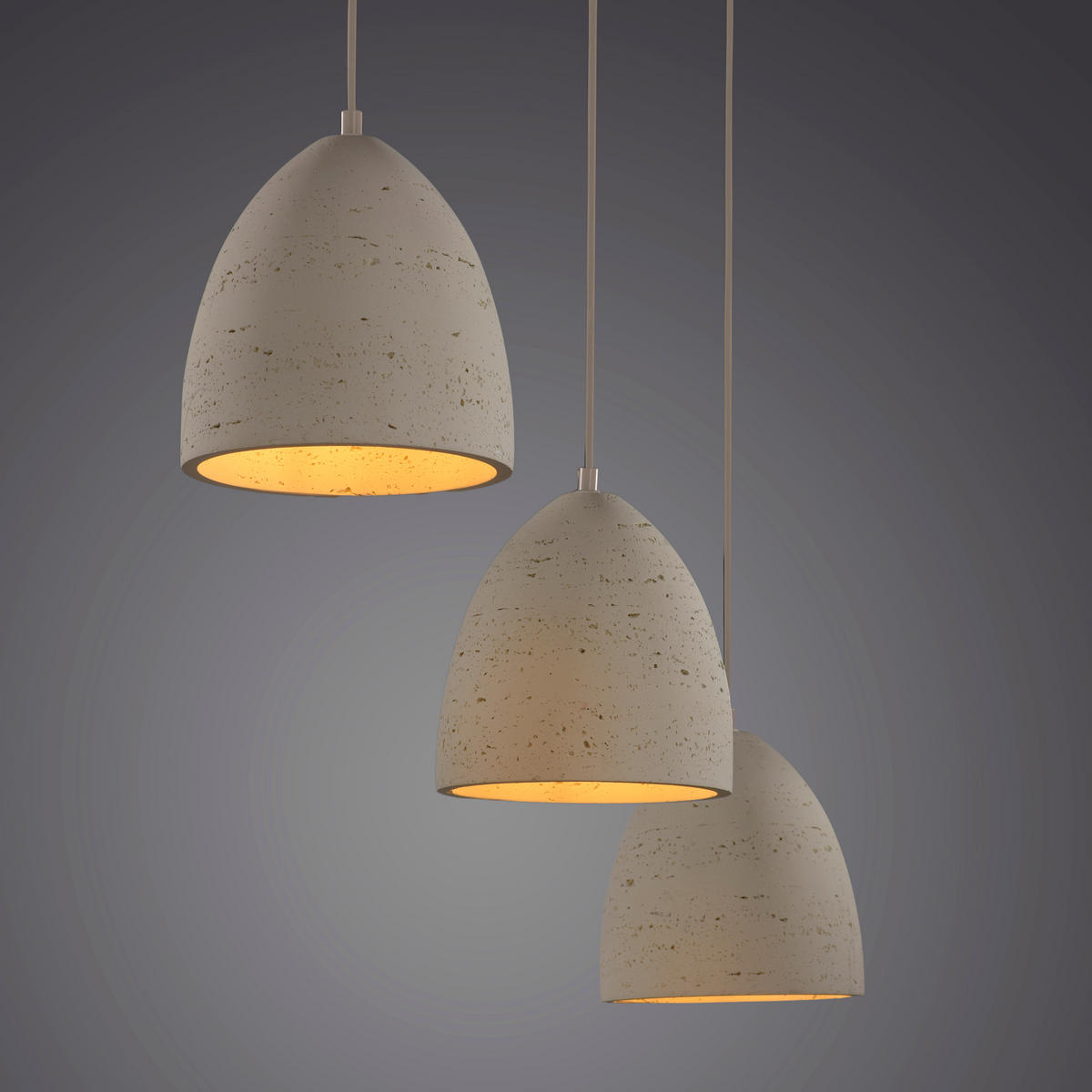 LED-PENDELLEUCHTE Traventa 115/21/120 cm   - Creme, KONVENTIONELL, Kunststoff/Metall (115/21/120cm) - Schöner Wohnen