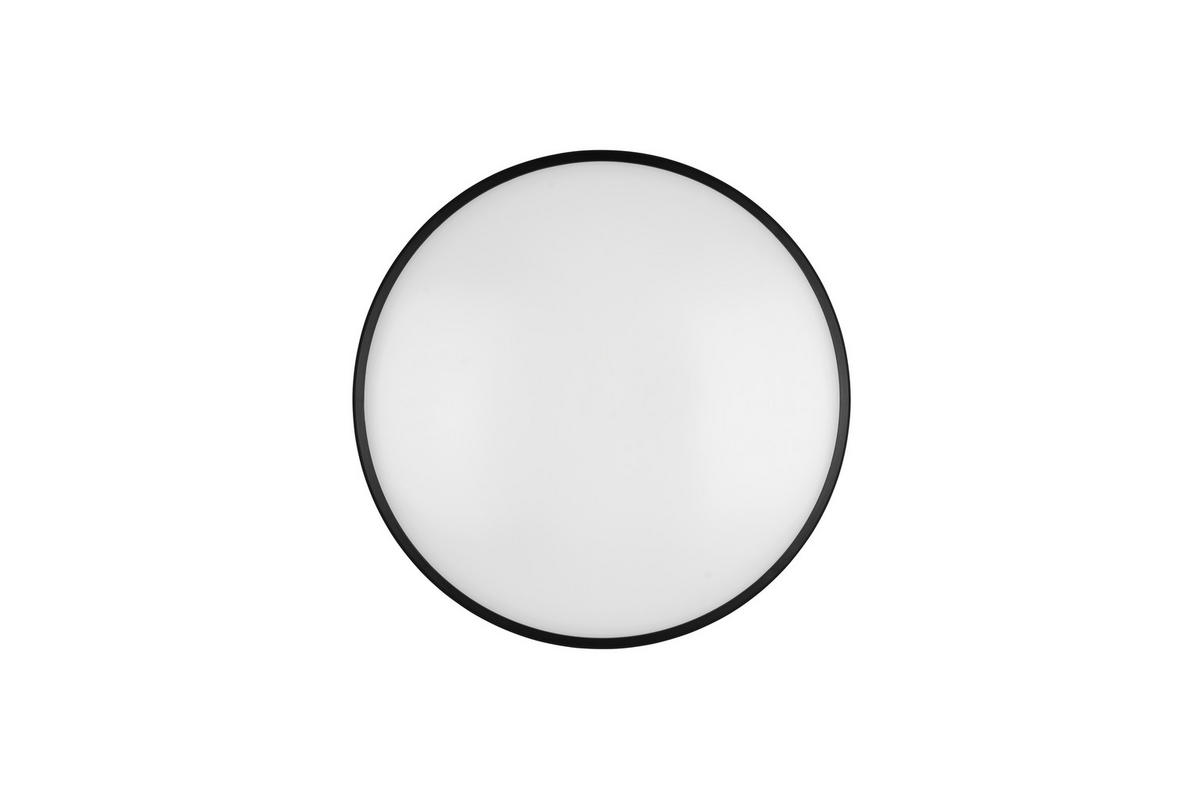 LED-DECKENLEUCHTE  50/7,5 cm    - Weiss/Schwarz, Basics, Kunststoff (50/7,5cm)