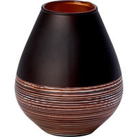 VÁZA, sklo, 12,2 cm - hnědá, Lifestyle, sklo (12,2cm) - Villeroy & Boch