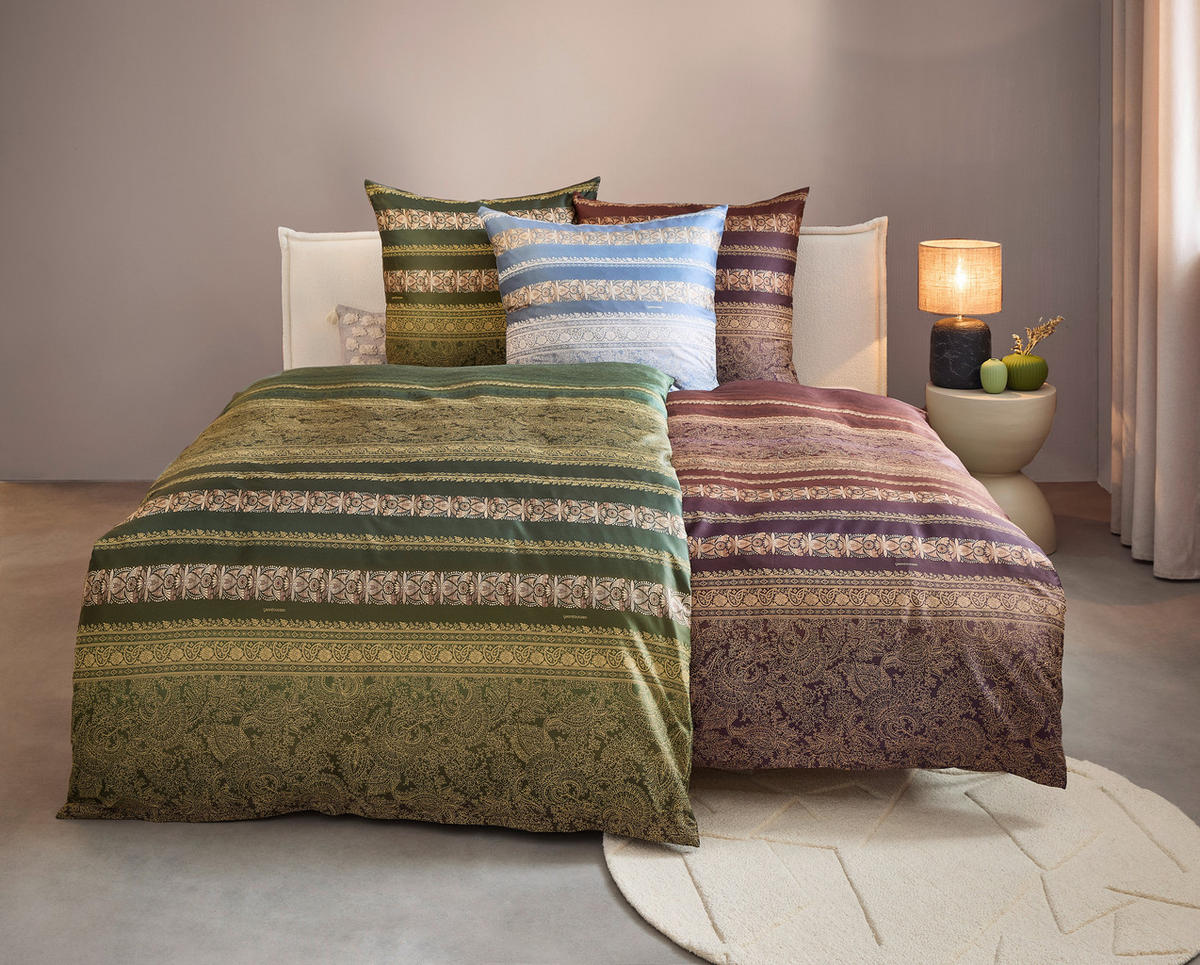 BETTWÄSCHE Satin 135/200 cm  - Hellgrau, KONVENTIONELL, Textil (135/200cm) - Bassetti