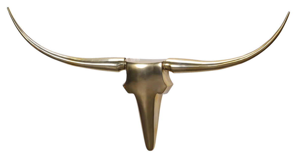 WANDDEKO  - Goldfarben, Modern, Metall (125/60/10cm) - MID.YOU