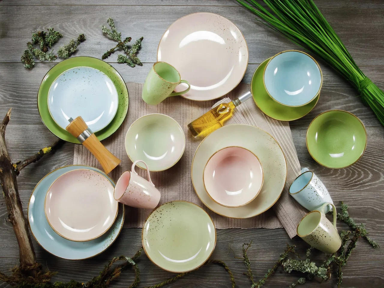 DIPSCHALENSET Keramik Steinzeug  - Hellrosa, Trend, Keramik (8cm) - Creatable