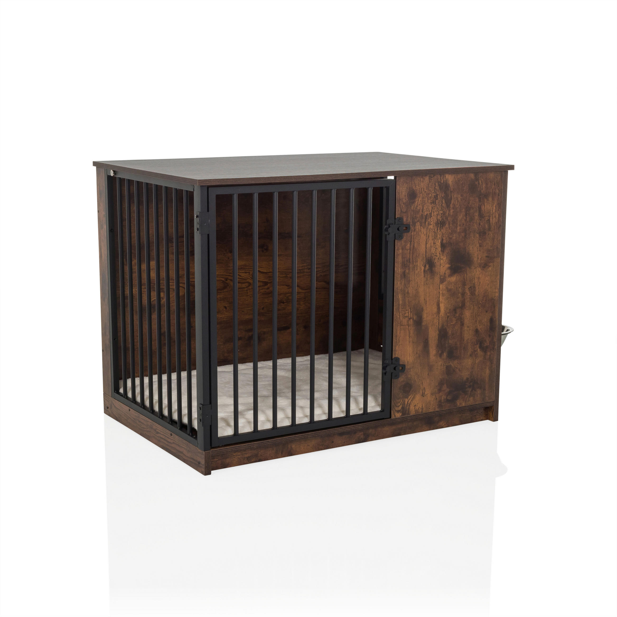 TIERHAUS - Alteiche, MODERN, Holzwerkstoff (80/60/55cm) - MID.YOU