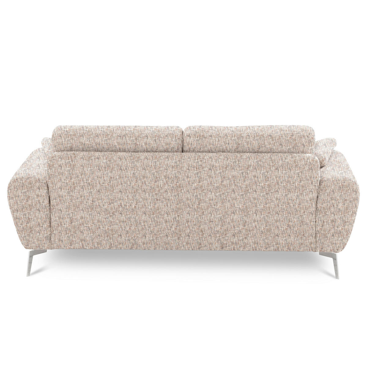2-SITZER-SOFA Webstoff Blau, Gelb, Rot, Weiss  - Chromfarben/Blau, Design, Textil/Metall (157/85/92cm) - Livetastic