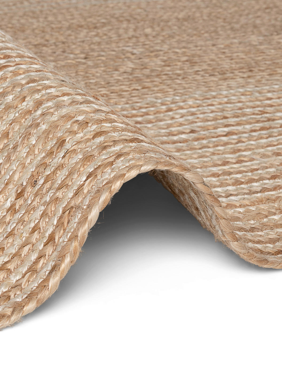 JUTETEPPICH 200/300 cm Juno Creme, Goldbraun rechteckig  - Goldbraun/Creme, Natur, Textil (200/300cm) - Hanse Home