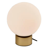 TISCHLEUCHTE 20/22,5 cm  - Goldfarben, KONVENTIONELL, Glas/Metall (20/22,5cm)