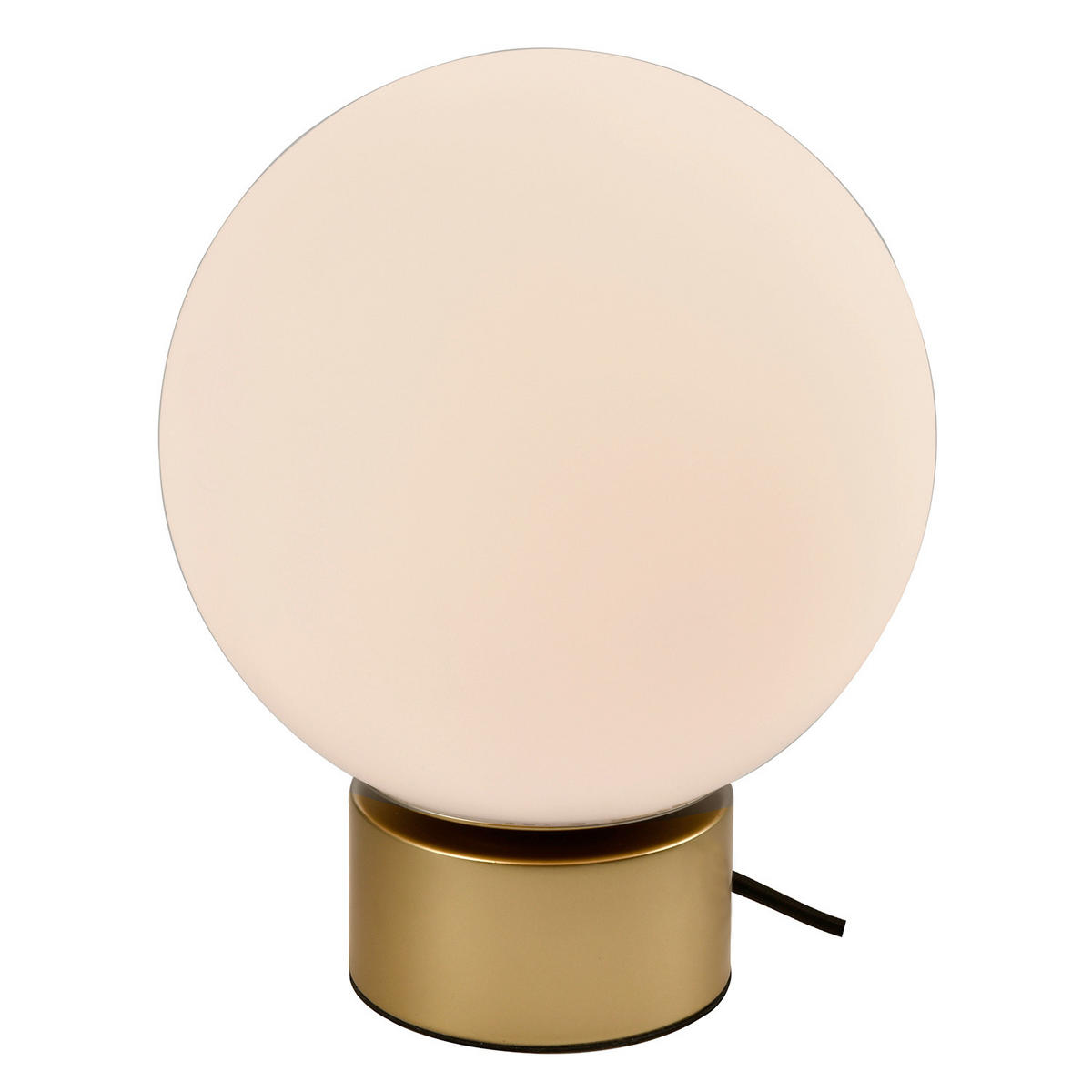 TISCHLEUCHTE 20/22,5 cm  - Goldfarben, KONVENTIONELL, Glas/Metall (20/22,5cm)