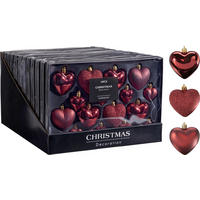 CHRISTBAUMKUGEL  - Weinrot, Basics, Kunststoff (31,5/3,5/22,5cm)
