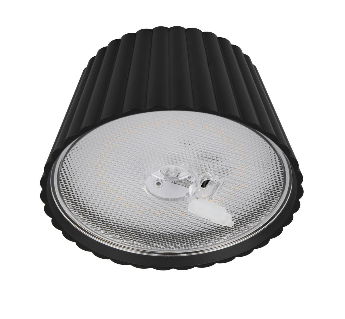 AKU STOJACÍ LAMPA, 13,5/123 cm  - černá, Design, kov (13,5/123cm)