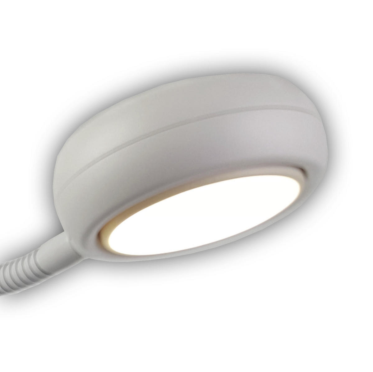 DETSKÁ STOLNÁ LED LAMPA, 20/43/20 cm - biela, Konventionell, kov/drevo (20/43/20cm)