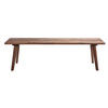 SITZBANK 140/38/27 cm Nussbaumfarben Nussbaum massiv  - Nussbaumfarben, Design, Holz (140/38/27cm) - Hasena