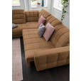 ECKSOFA in Webstoff Braun  - Schwarz/Braun, Design, Holz/Textil (216/302cm) - Xora