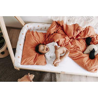 BABYBETTWÄSCHE MOON ROST Jersey 80/80 cm  - Rostfarben, Basics, Textil (80/80cm) - Träumeland