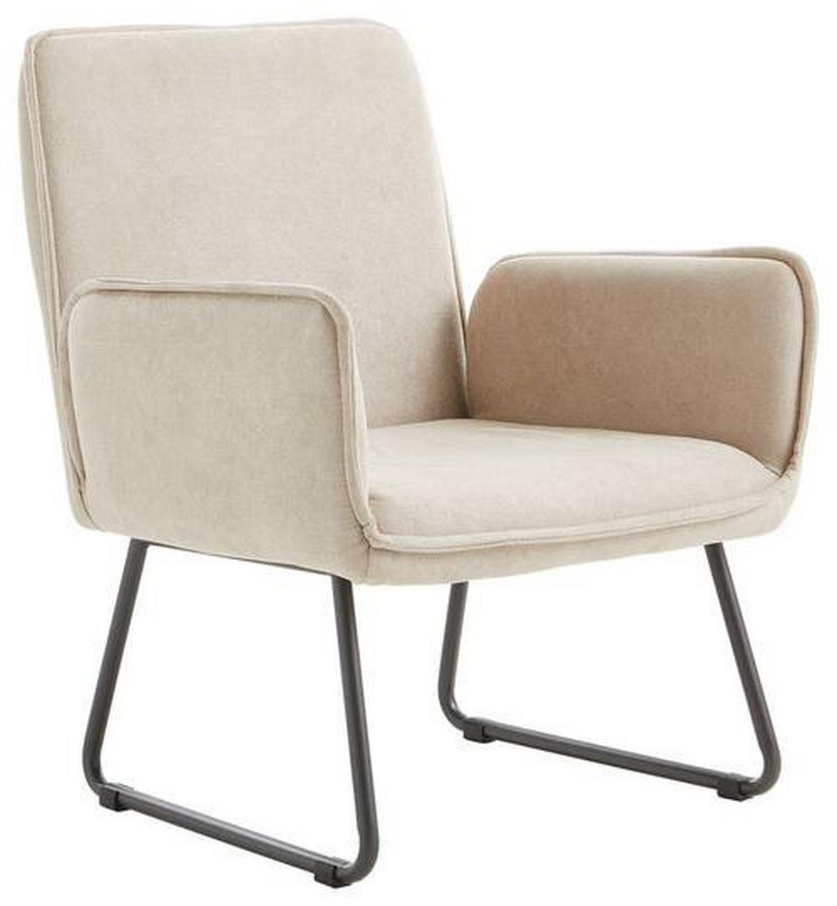 DĚTSKÉ KŘESLO šedá, béžová  - šedá/béžová, Moderní, kov/dřevo (53/62/52cm) - P & B