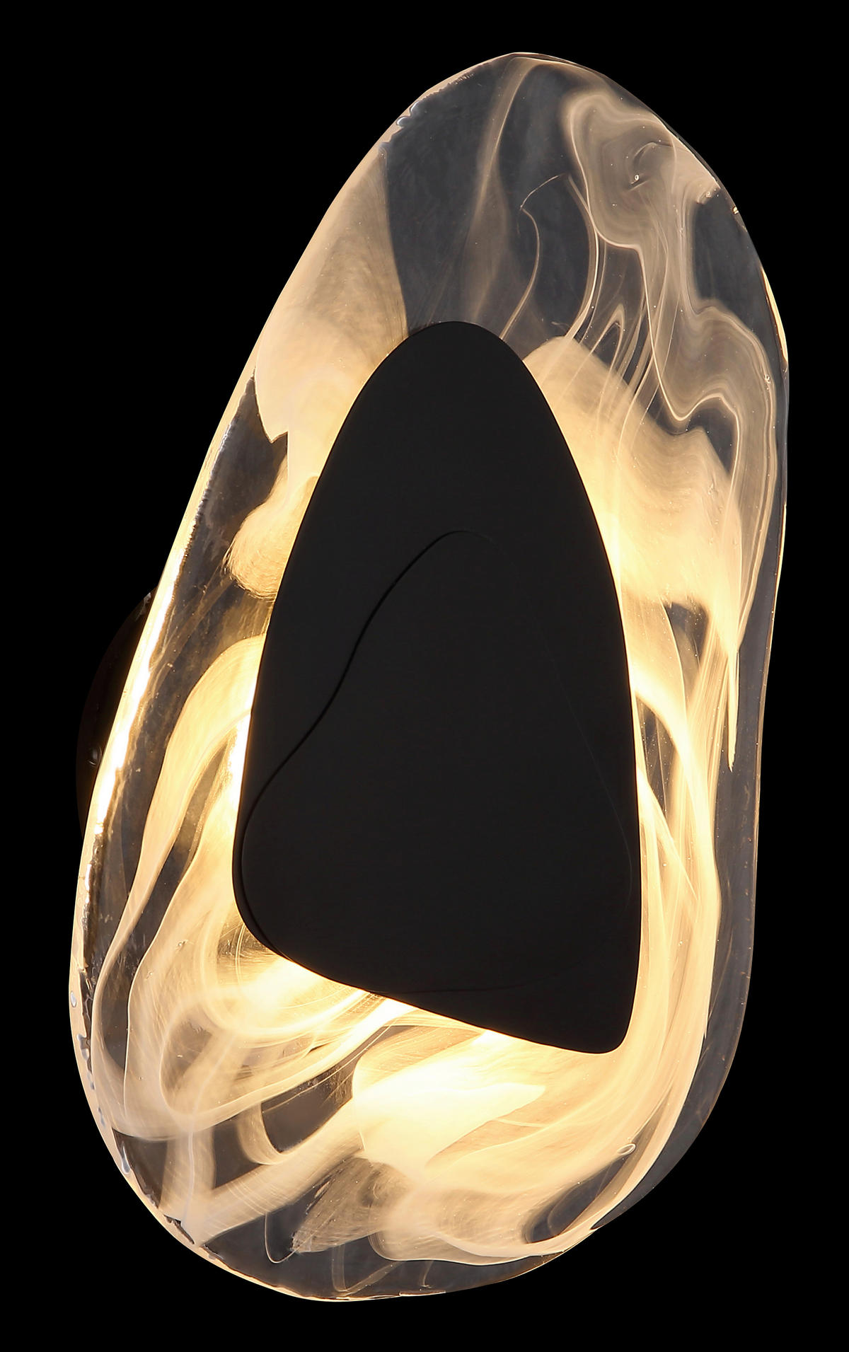 LED VÄGGLAMPA DORSEY 20,3/31,5 cm   - klar/vit, Design, metall/glas (20,3/31,5cm) - Globo