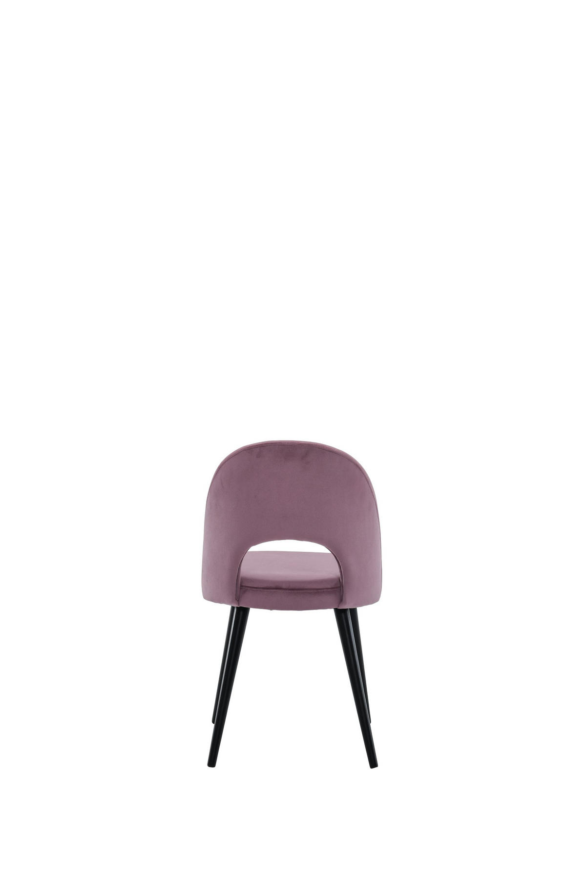 STOLICA  ružičasta       - ružičasta/crna, Moderno, drvo/tekstil (49/83/60cm)