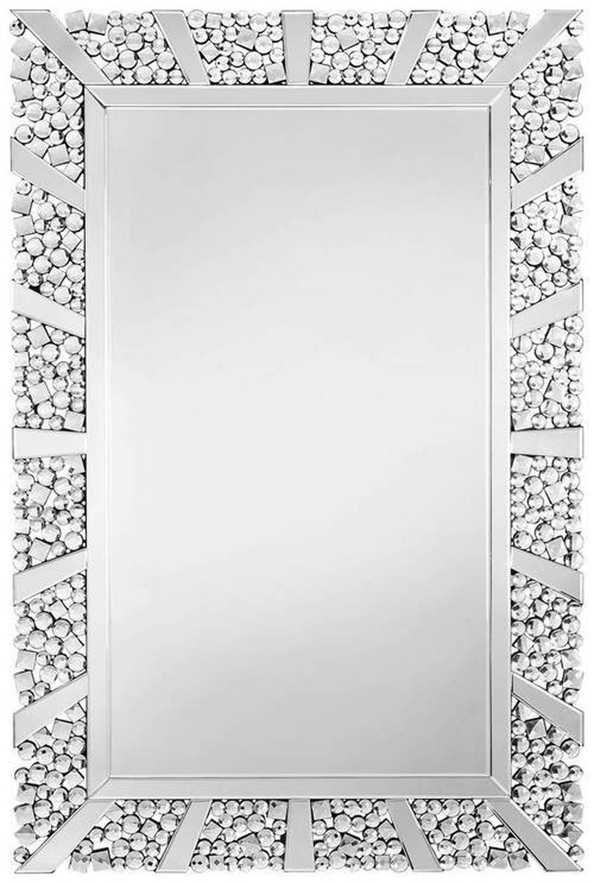 WANDSPIEGEL 120/80/2 cm    in rechteckig  - Silberfarben, LIFESTYLE, Glas/Holzwerkstoff (120/80/2cm) - Xora