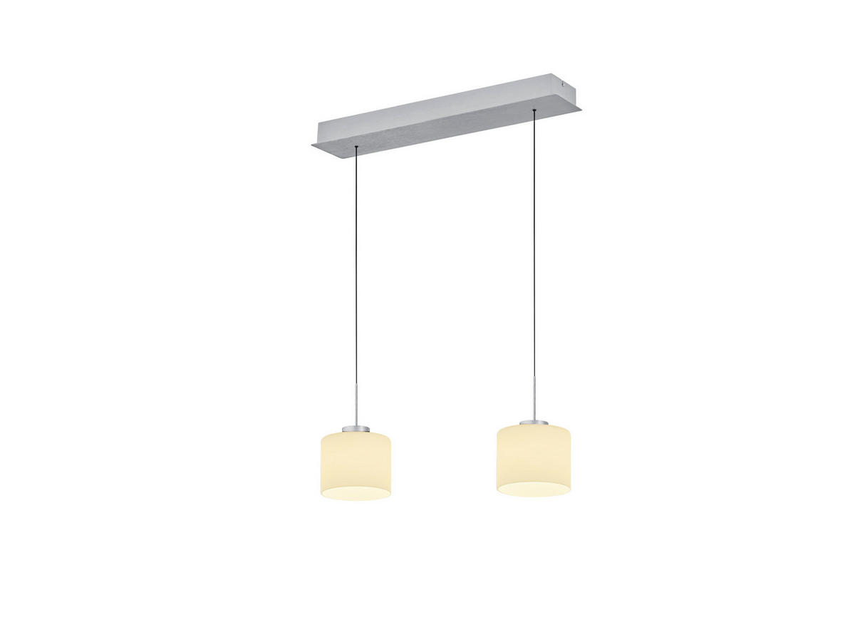 LED-HÄNGELEUCHTE 63/5/105 cm  - Alufarben, Design, Metall (63/5/105cm) - Hell