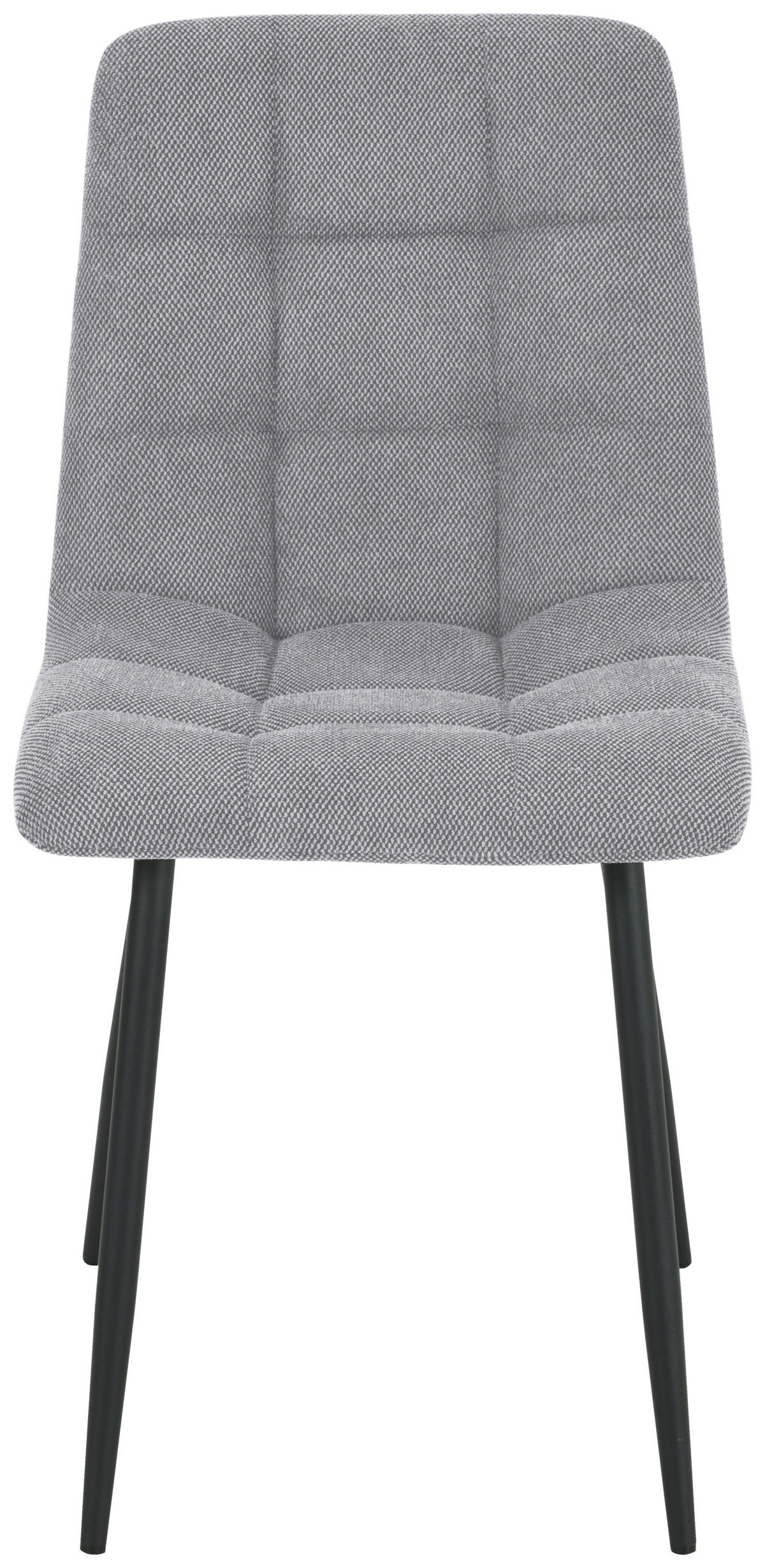VIERFUßSTUHL - Schwarz/Grau, KONVENTIONELL, Holz/Textil (45/88/55cm) - P & B