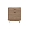 KOMMODE Melanie  in 80/100/44 cm  - Eichefarben, Design, Holzwerkstoff (80/100/44cm) - MID.YOU